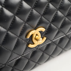 Chanel Coco Top Handle Black Medium