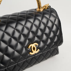 Chanel Coco Top Handle Black Medium