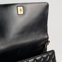 Chanel Coco Top Handle Black Medium