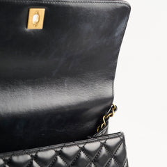 Chanel Coco Top Handle Black Medium