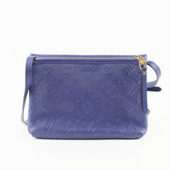 Louis Vuitton Twice Bag Navy Blue Empreinte