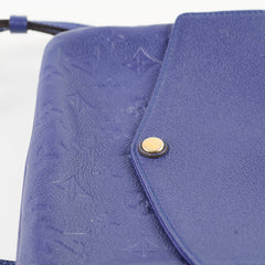 Louis Vuitton Twice Bag Navy Blue Empreinte