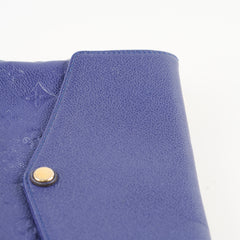 Louis Vuitton Twice Bag Navy Blue Empreinte