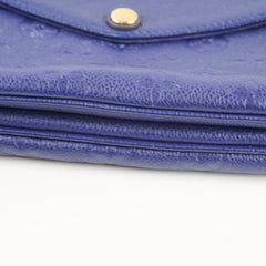 Louis Vuitton Twice Bag Navy Blue Empreinte
