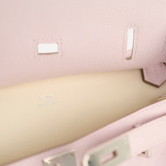 Hermes Mini Jypsiere Mauve Pale B Stamp