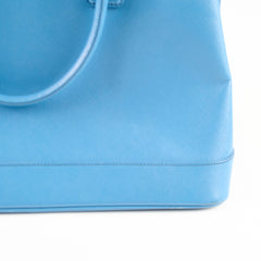Prada Saffiano Lux Promenade Bag Blue
