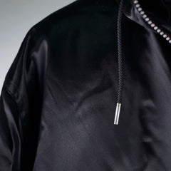 Celine Mens Shiny Hoodie Bomber Size 52
