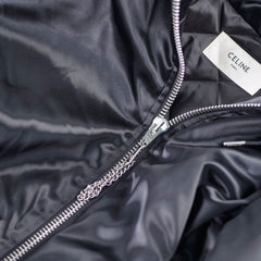 Celine Mens Shiny Hoodie Bomber Size 52