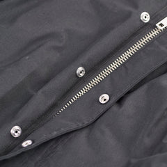 Logo-Print Twill Hooded Parka Mens Size 48