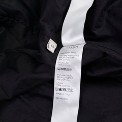 Logo-Print Twill Hooded Parka Mens Size 48