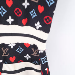 Louis Vuitton Game On Knit Dress Black/Multicolour Size S