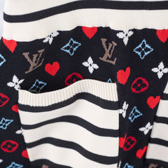Louis Vuitton Game On Knit Dress Black/Multicolour Size S
