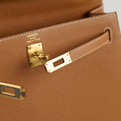 Hermes Kelly 25 Gold Epsom - Y Stamp