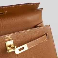 Hermes Kelly 25 Gold Epsom - Y Stamp
