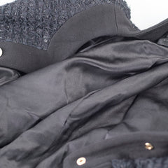 Chanel Pearl Rhinestones Tweed Bomber Jacket Fall 2022 - Size 40