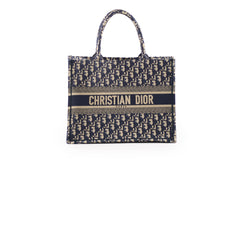 Deal of The Week -  Christian Dior Medium Book Tote Blue Oblique