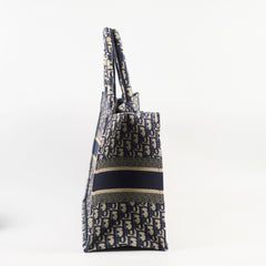 Deal of The Week -  Christian Dior Medium Book Tote Blue Oblique