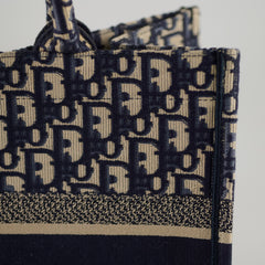 Deal of The Week -  Christian Dior Medium Book Tote Blue Oblique