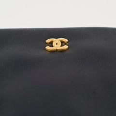 Chanel Wristlet Pouch Black Lambskin
