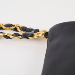 Chanel Wristlet Pouch Black Lambskin