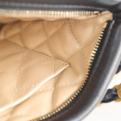 Chanel Wristlet Pouch Black Lambskin