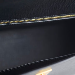 Hermes Kelly 25 Black Epsom - Y Stamp