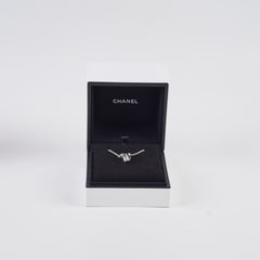 Chanel Comete 18k White Gold Diamond Necklace