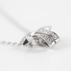 Chanel Comete 18k White Gold Diamond Necklace