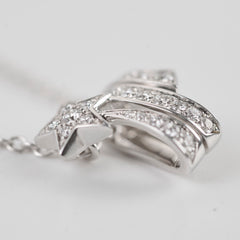 Chanel Comete 18k White Gold Diamond Necklace