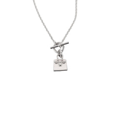 Hermes Amulettes Birkin Pendant Stirling Silver