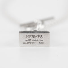 Hermes Amulettes Birkin Pendant Stirling Silver