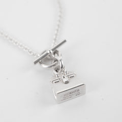 Hermes Amulettes Birkin Pendant Stirling Silver