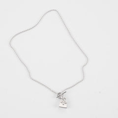 Hermes Amulettes Birkin Pendant Stirling Silver