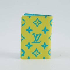 Louis Vuitton Playground Pocket Organiser Lime