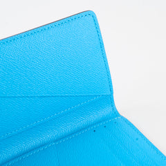Louis Vuitton Pocket Organiser Blue Taigarama