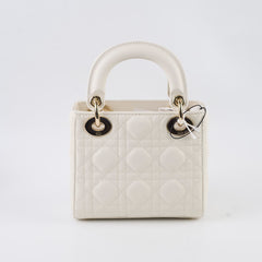 Christian Dior Mini Lady Dior White