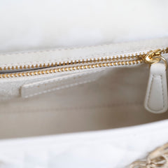 Christian Dior Mini Lady Dior White