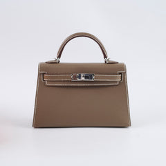 Hermes Mini Kelly Etoupe - G Stamp 2026