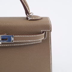 Hermes Mini Kelly Etoupe - G Stamp 2026