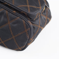 Prada Tessuto Nylon Bucket Bag Black