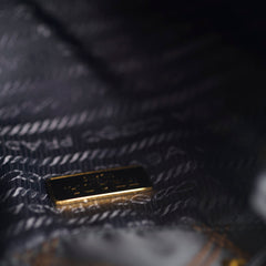 Prada Tessuto Nylon Bucket Bag Black