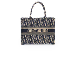 Christian Dior Book Tote Medium Blue Oblique