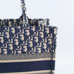 Christian Dior Book Tote Medium Blue Oblique