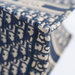 Christian Dior Book Tote Medium Blue Oblique