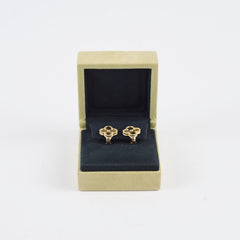 Van Cleef & Arpels Vintage Alhambra Guilloche Earrings