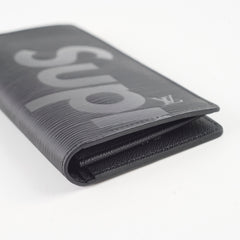 Louis Vuitton x Supreme Brazza Wallet Epi Black