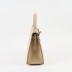 Hermes Kelly 25 Trench Epsom - A Stamp