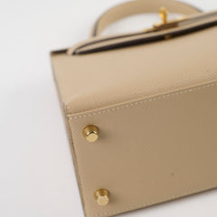 Hermes Kelly 25 Trench Epsom - A Stamp
