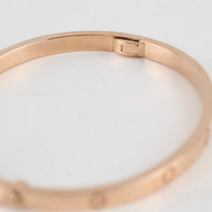 Cartier Love SM Pink Gold Size 16 Bracelet