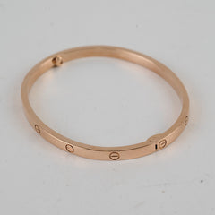Cartier Love SM Pink Gold Size 16 Bracelet